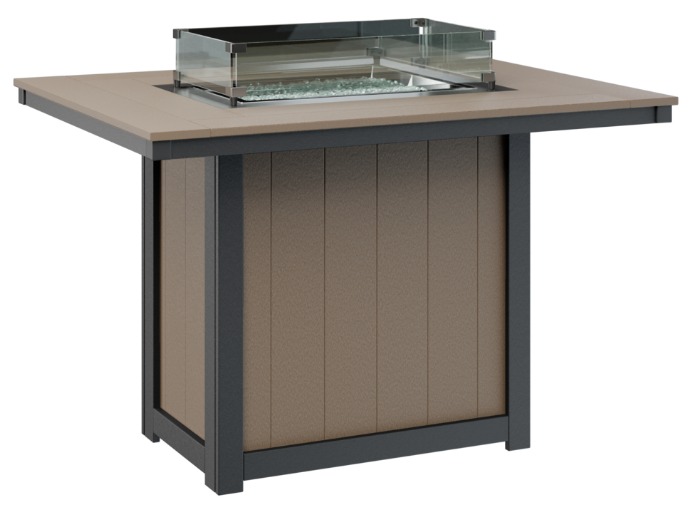 Berlin Gardens Donoma 42" x 54" Rectangular Counter Fire Table